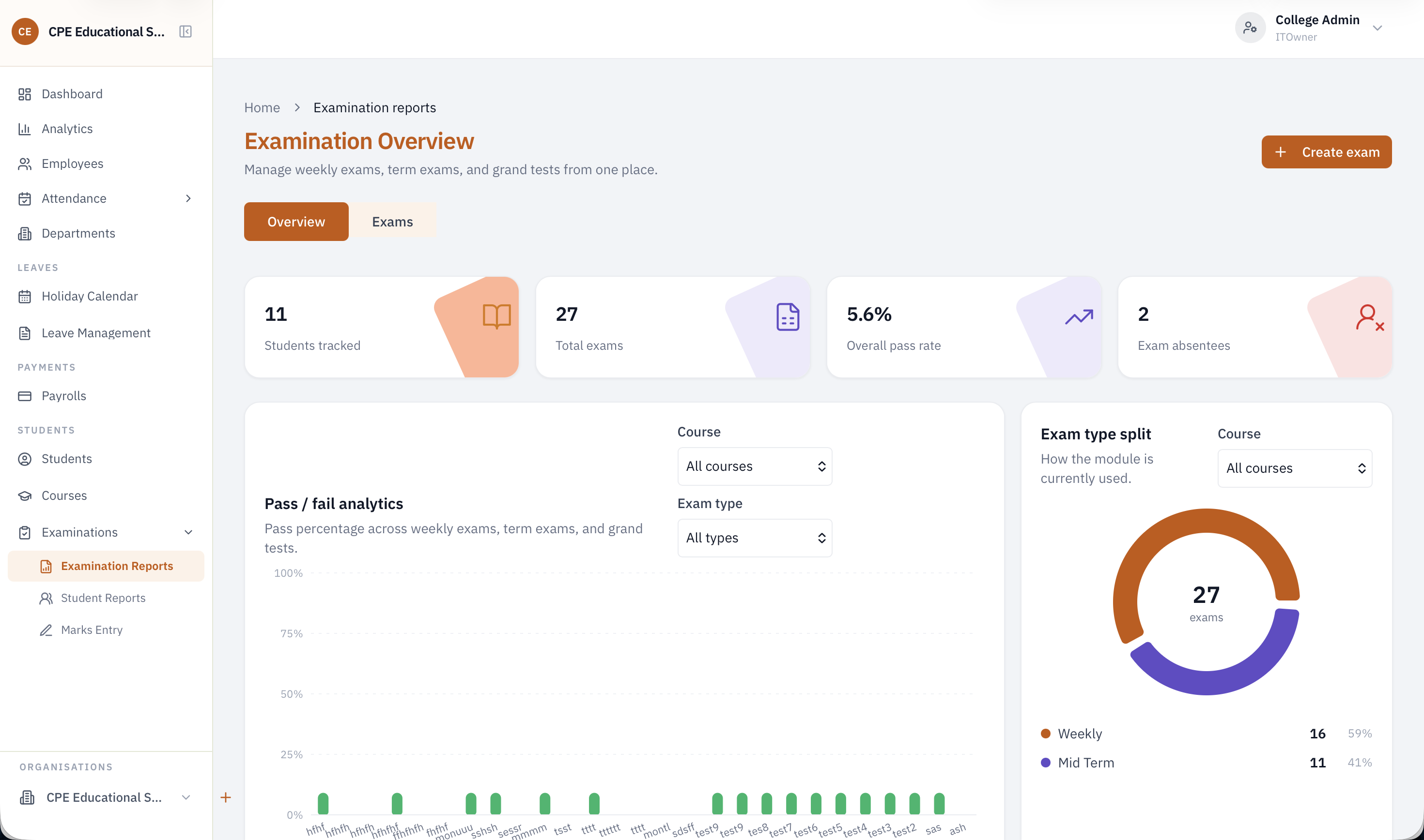 CPE College – College Management & ERP Portal — view 3