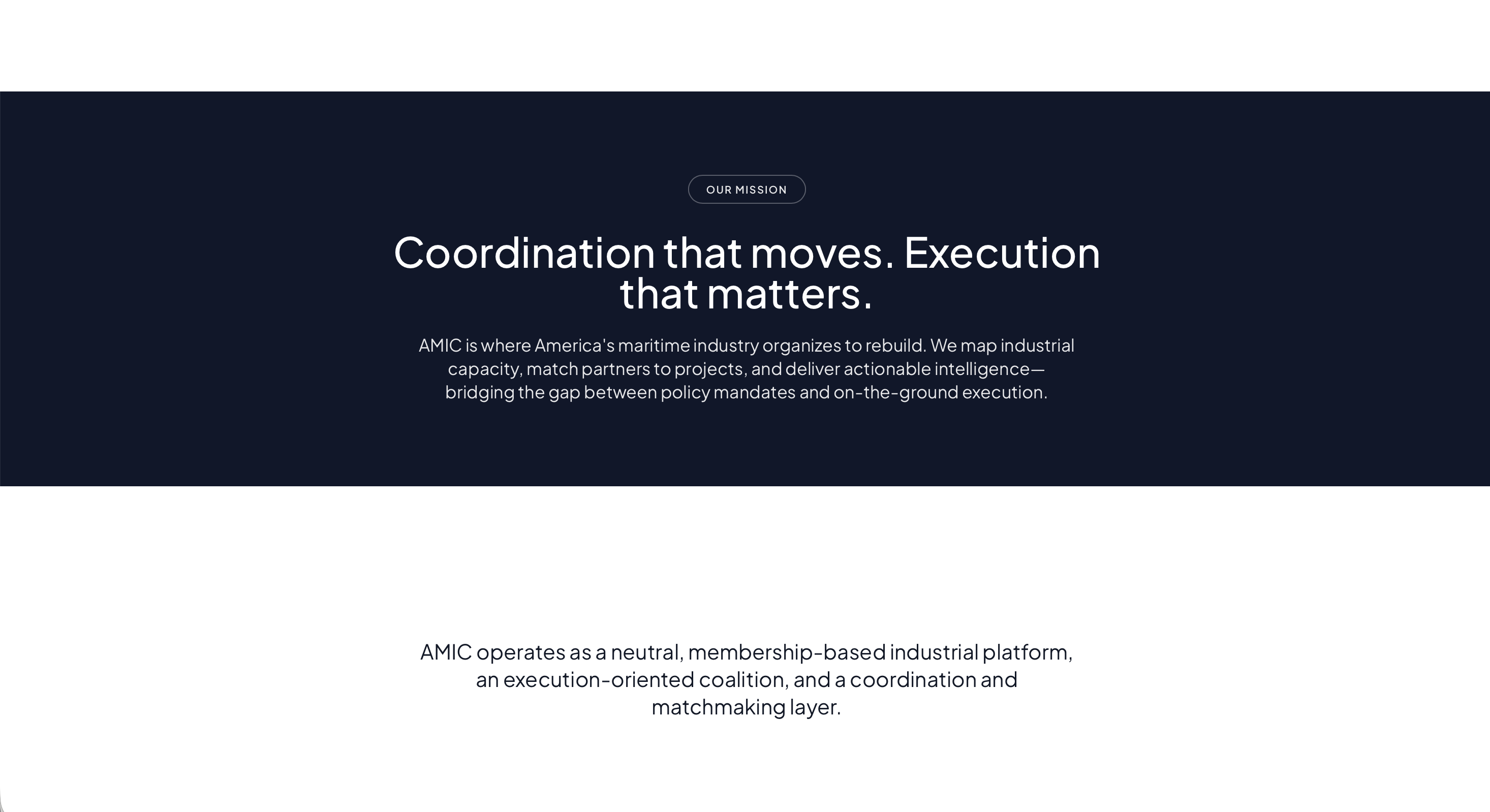 AMIC – American Maritime Industrial Coalition — view 3