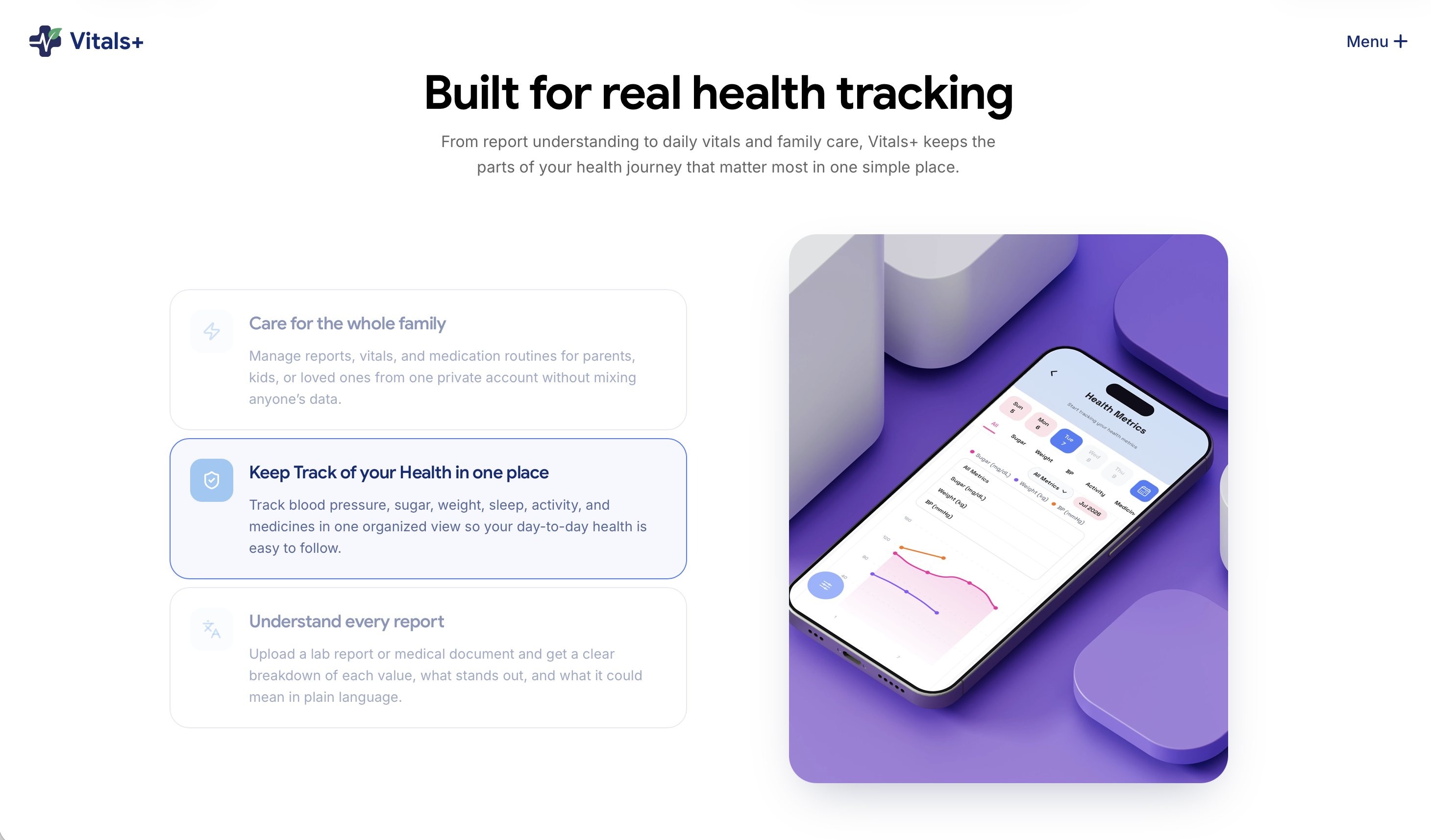 VitalsPlus – Smart Healthcare & Medical Report Management — view 3